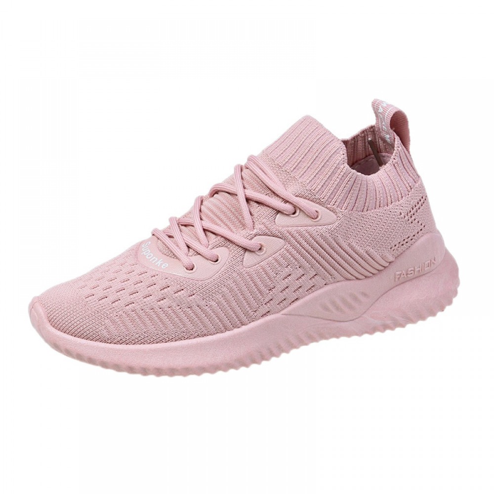 Flying Woven Stretch Socks Shoes Women Spring and Summer Breathable Casual Sports White Lightweight Running Shoes